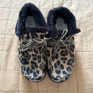 Leopard Print Heydude Moccasins